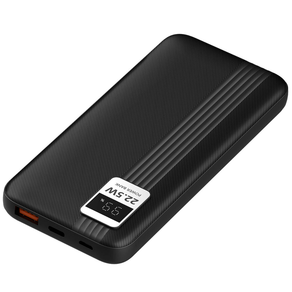 Power Bank 10000mah 22.5w + 2 Cables Incluidos Negro - Ps image number 0.0