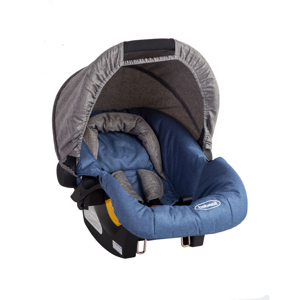 Coche Travel System Lisboa Gris Azul image number 3.0
