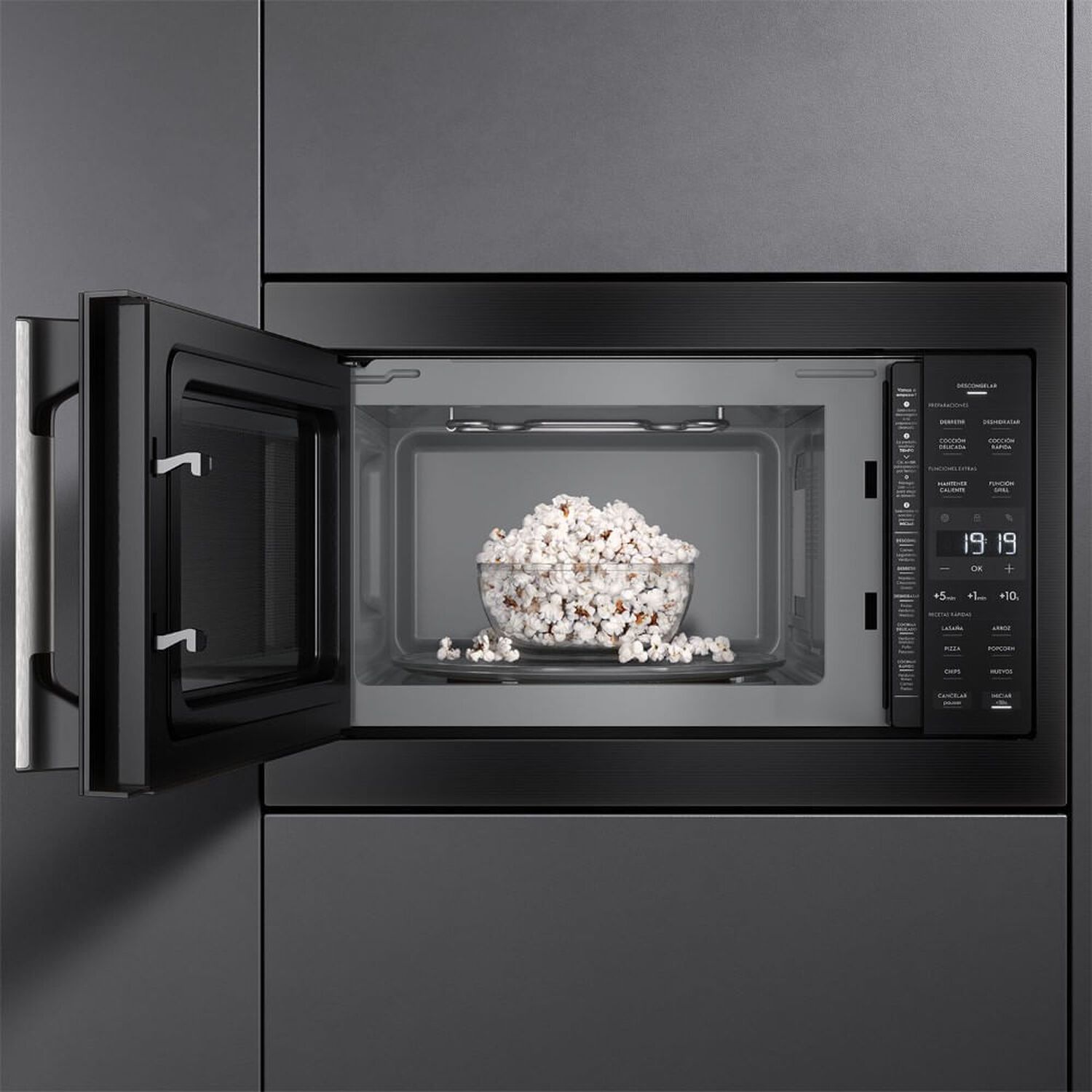 Microondas Empotrable 32 Litros Digital Grill Me3bp Negro image number 8.0