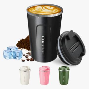 Termo Cafe T&eacute;rmico Negro