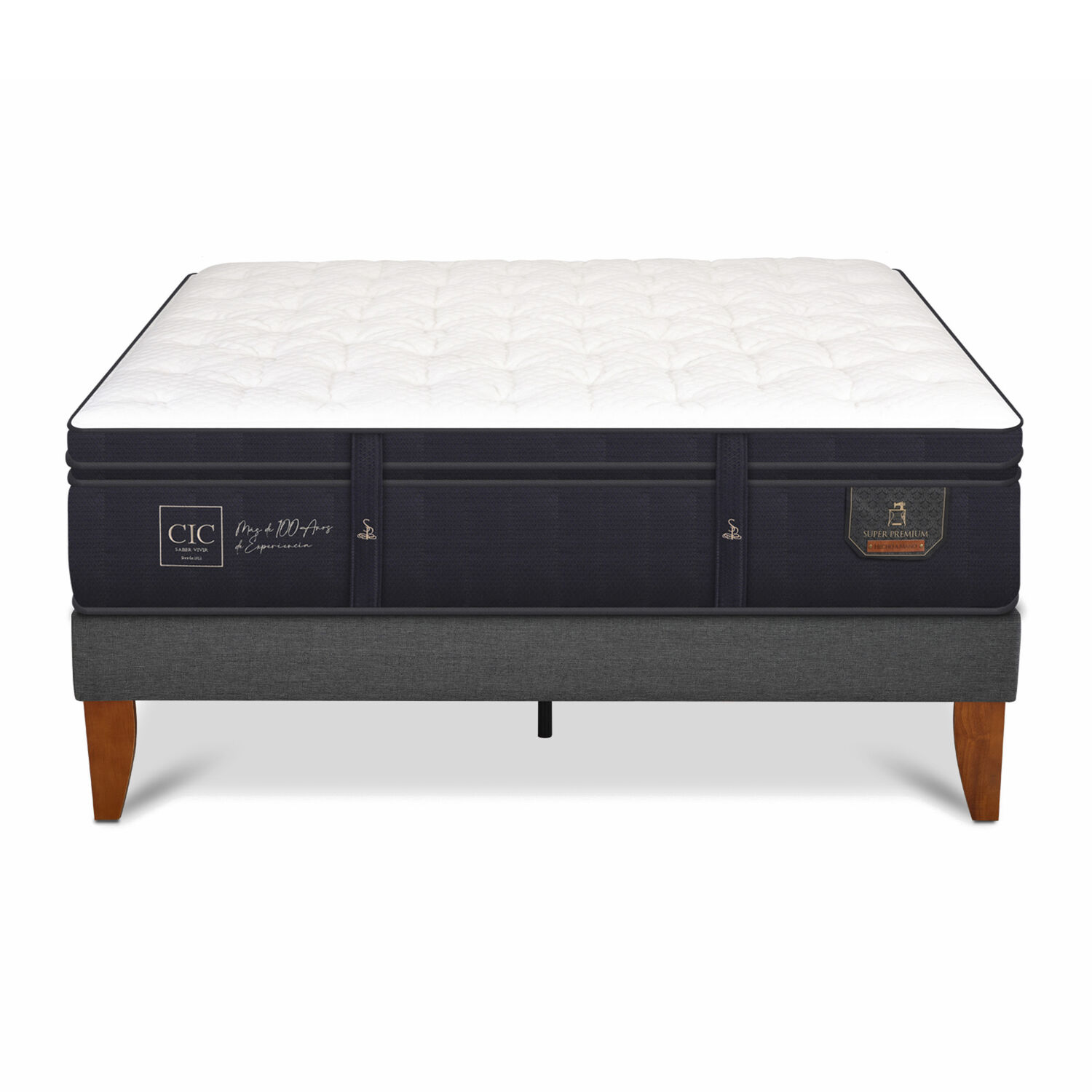Cama Europea Cic Super Premium / 2 Plazas / Base Normal image number 0.0