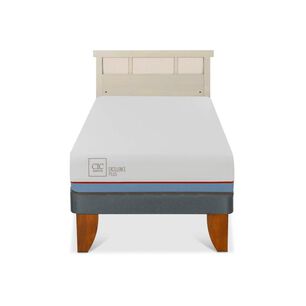 Cama Europea Cic Excellence Plus / 1.5 Plazas / Base Normal + Respaldo