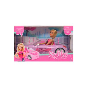 Mu&ntilde;eca Fashion 31 Cm En Auto Happyline