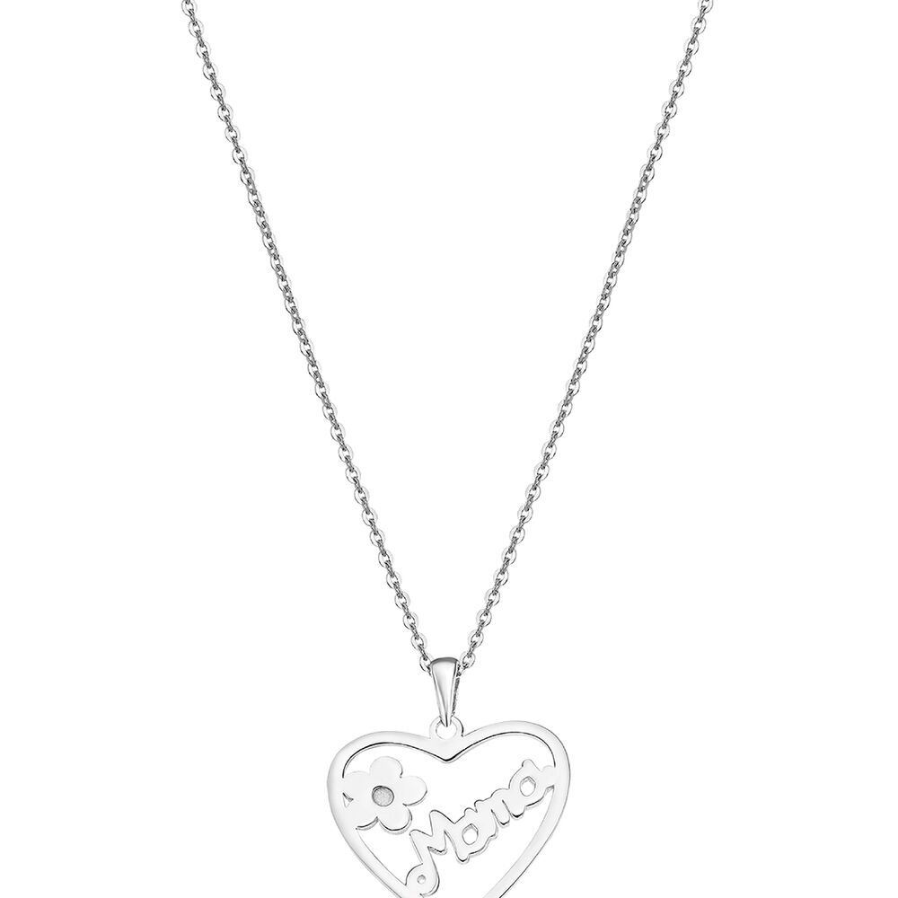 Collar Lp3231-1/1 Lotus Silver Mujer Mothers Love image number 0.0