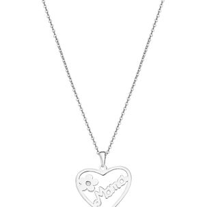 Collar Lp3231-1/1 Lotus Silver Mujer Mothers Love