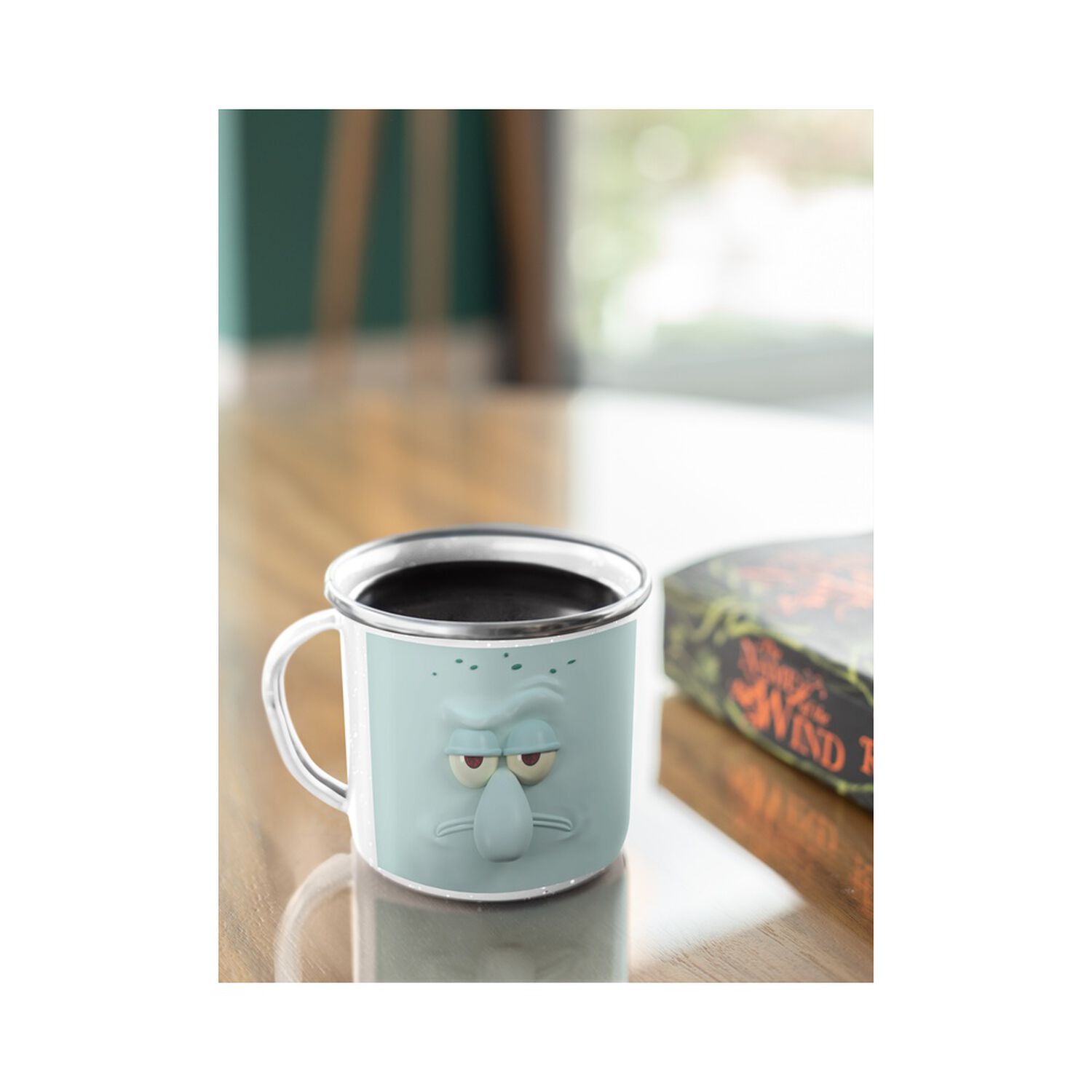 Taza Enlozada Lechera Calamardo Bob Esponja Animado image number 3.0