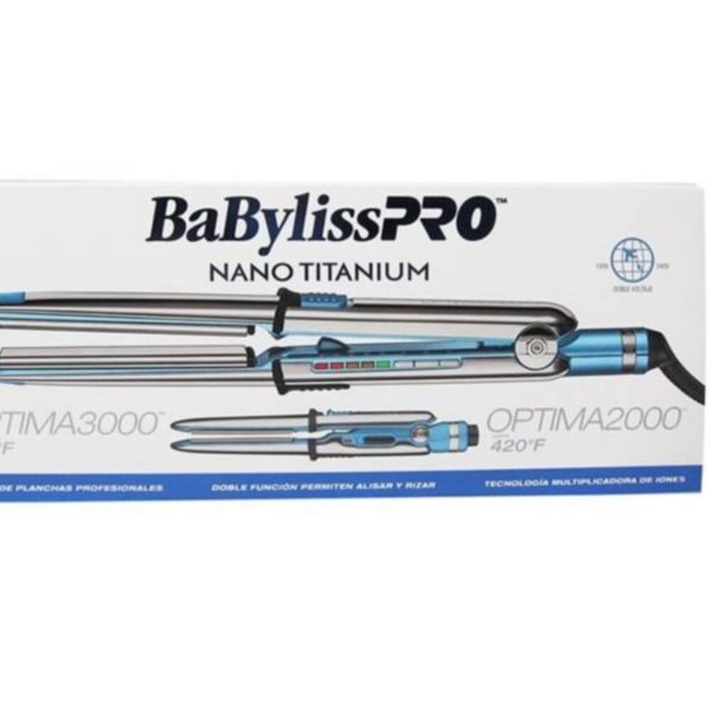 Plancha Babyliss Pro Nano Titanium Optima 3000 + Optima 2000 image number 1.0