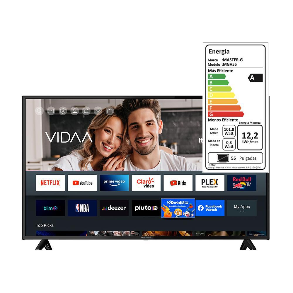 Led Master G Mgv55 / 55" / Full Hd / Smart Tv image number 4.0