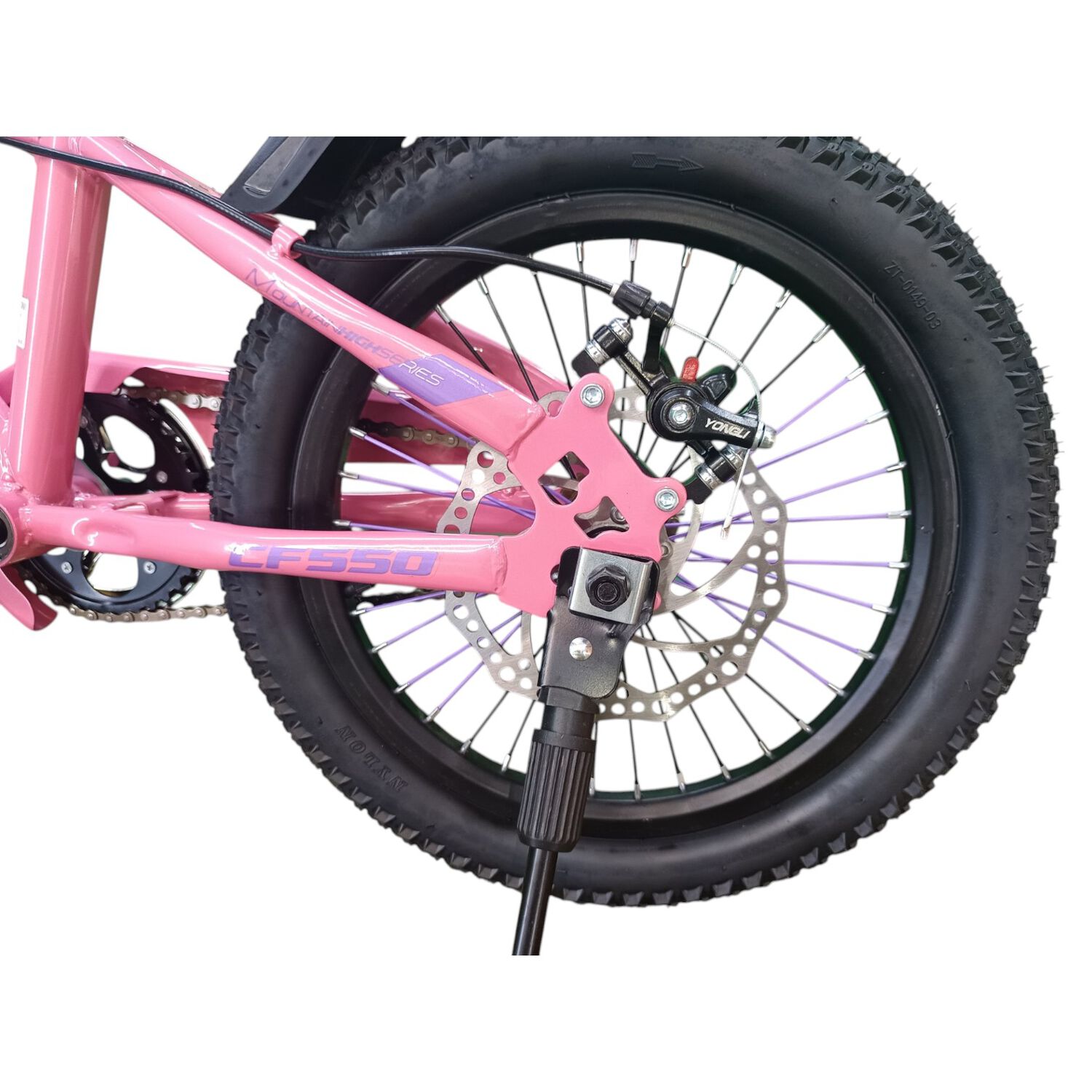 Bicicleta Aro 16 Cfbike Cfeng Con Disco Rosado image number 4.0