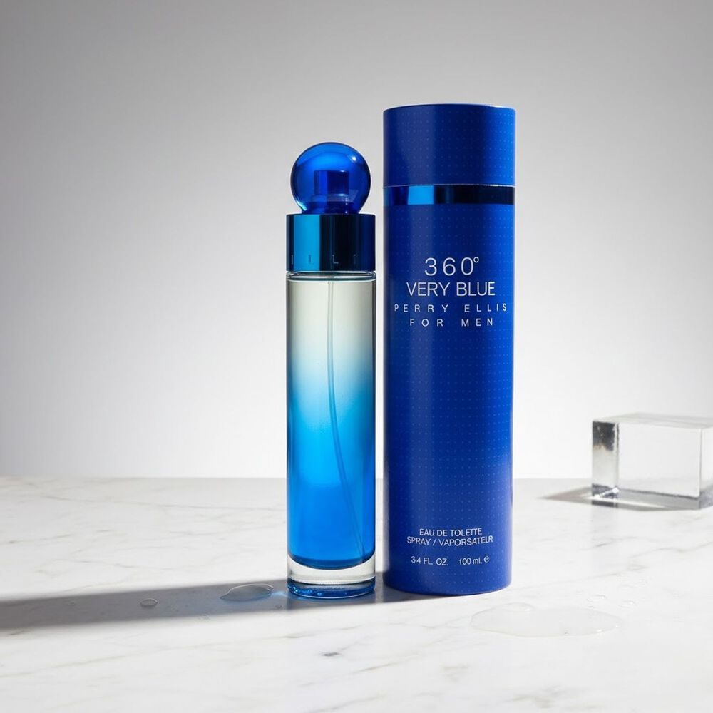 Perry Ellis 360 Very Blue Men Edt 100ml image number 2.0
