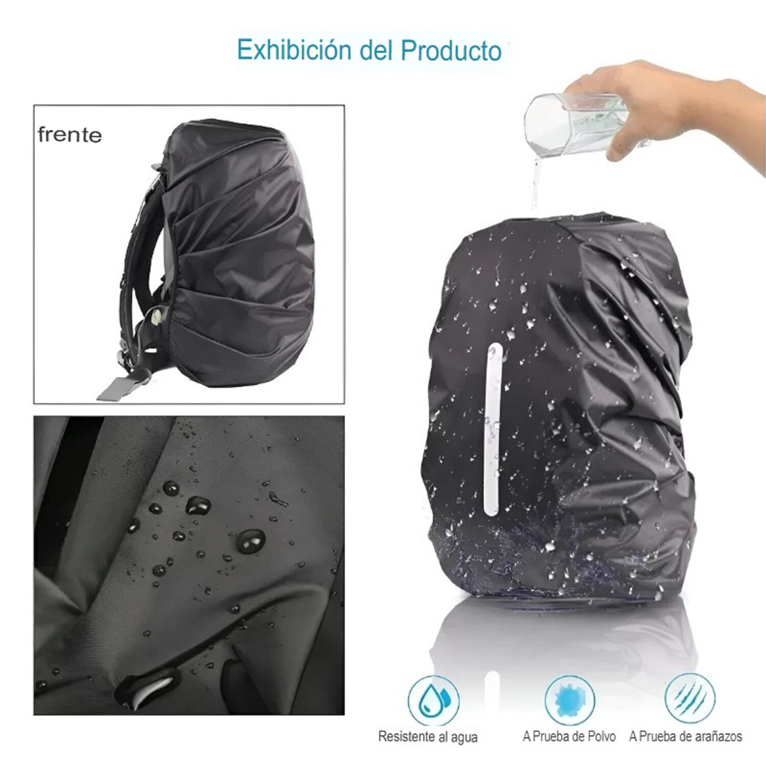 Cobertor Impermeable Reflectante Para Mochila image number 11.0