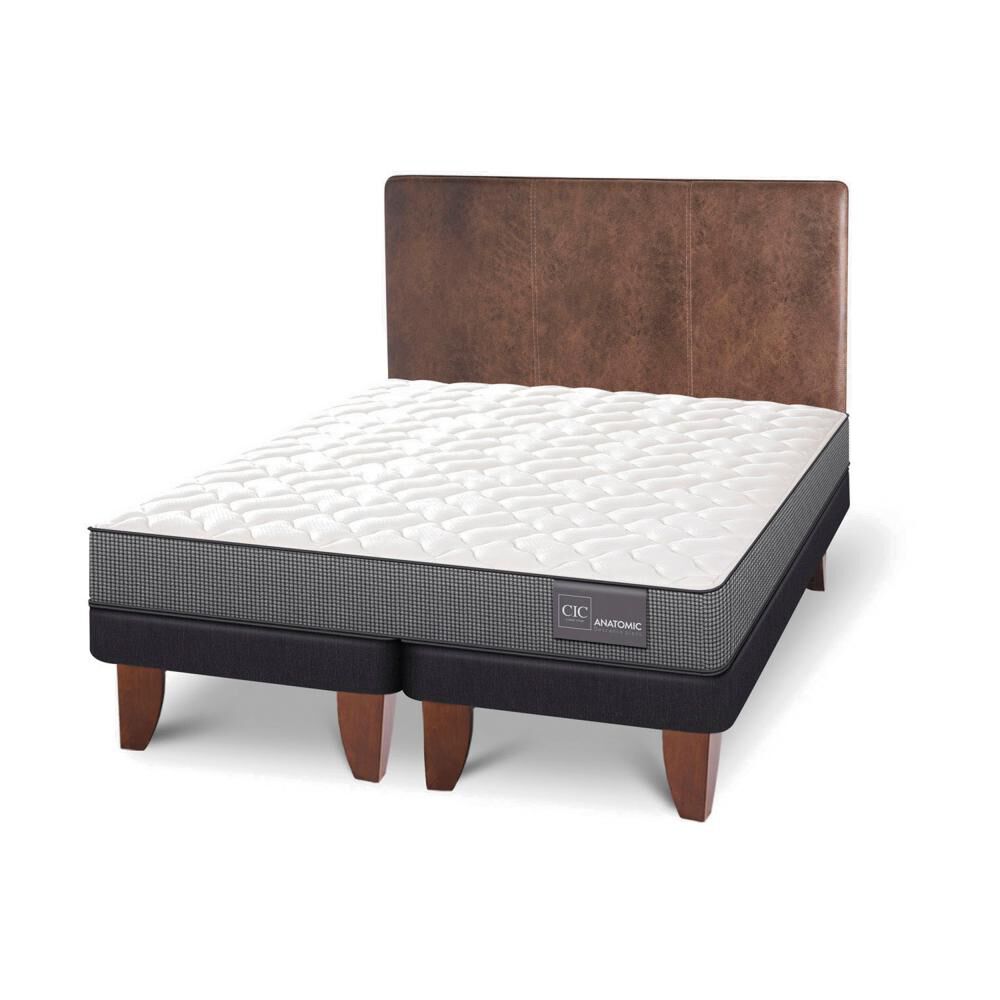 Cama Europea Cic Anatomic / King / Base Dividida + Respaldo image number 1.0