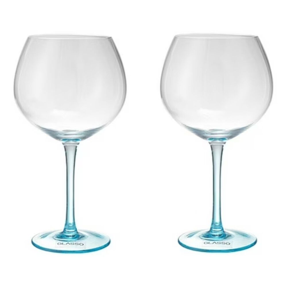 Set 2 Copas Aperitivo Cristal Celeste 640ml Cocktail Glasso image number 0.0
