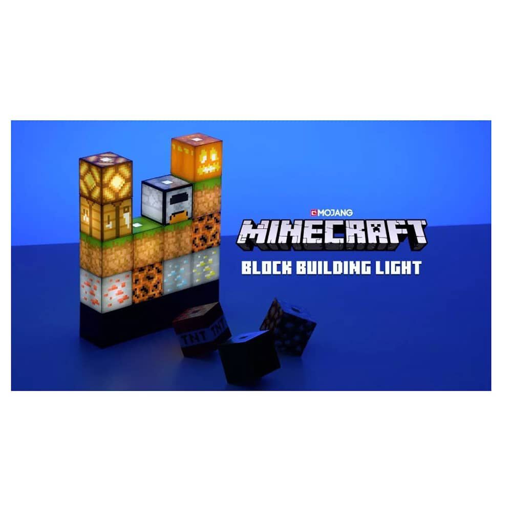 Lampara Rompecabezas Minecraft Block Building Escritorio image number 2.0