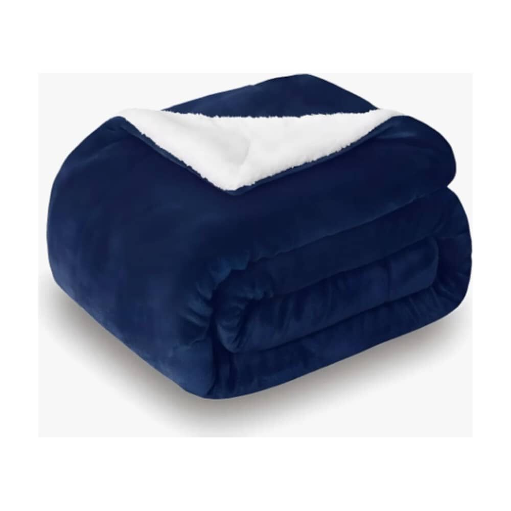 Frazada Con Chiporro Color Azul image number 0.0