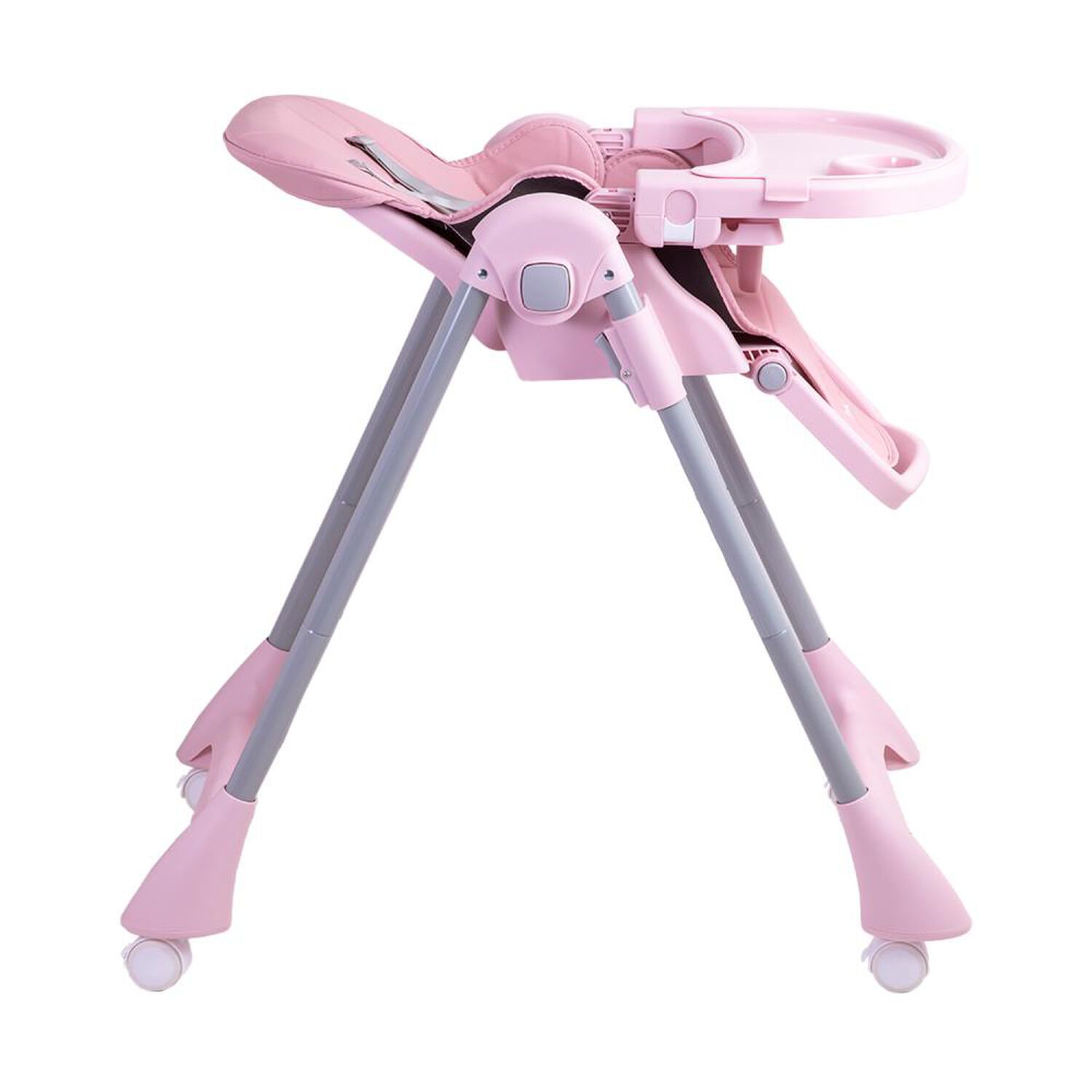 Silla De Comer Bebesit Bebe Reclinable Plegable Easy Eat Rosada image number 5.0