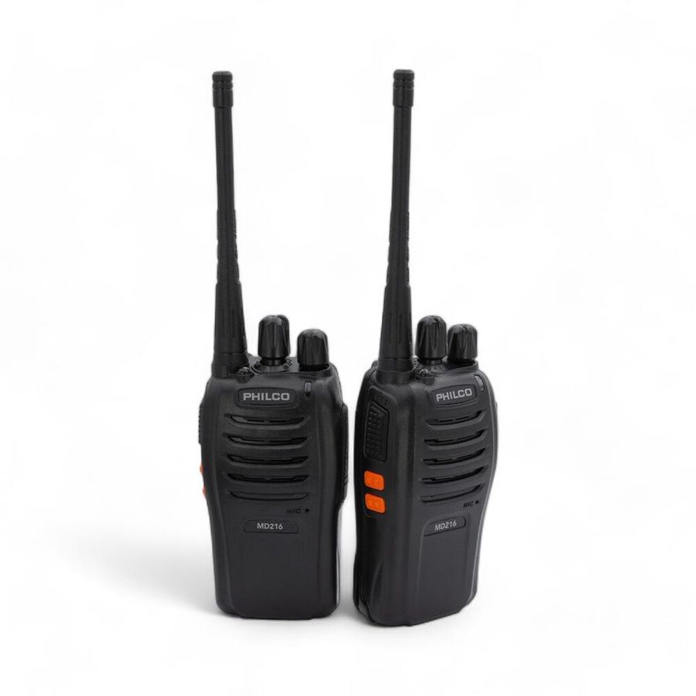 Philco Kit 2 Walkie Talkies Portatil Con Manos Libres Md216 image number 1.0