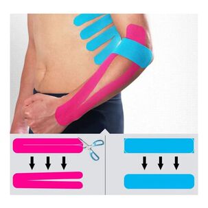 Pack 2 Cinta Kinesiologica Sportstape Vendaje Neuromuscular 5mx5cm