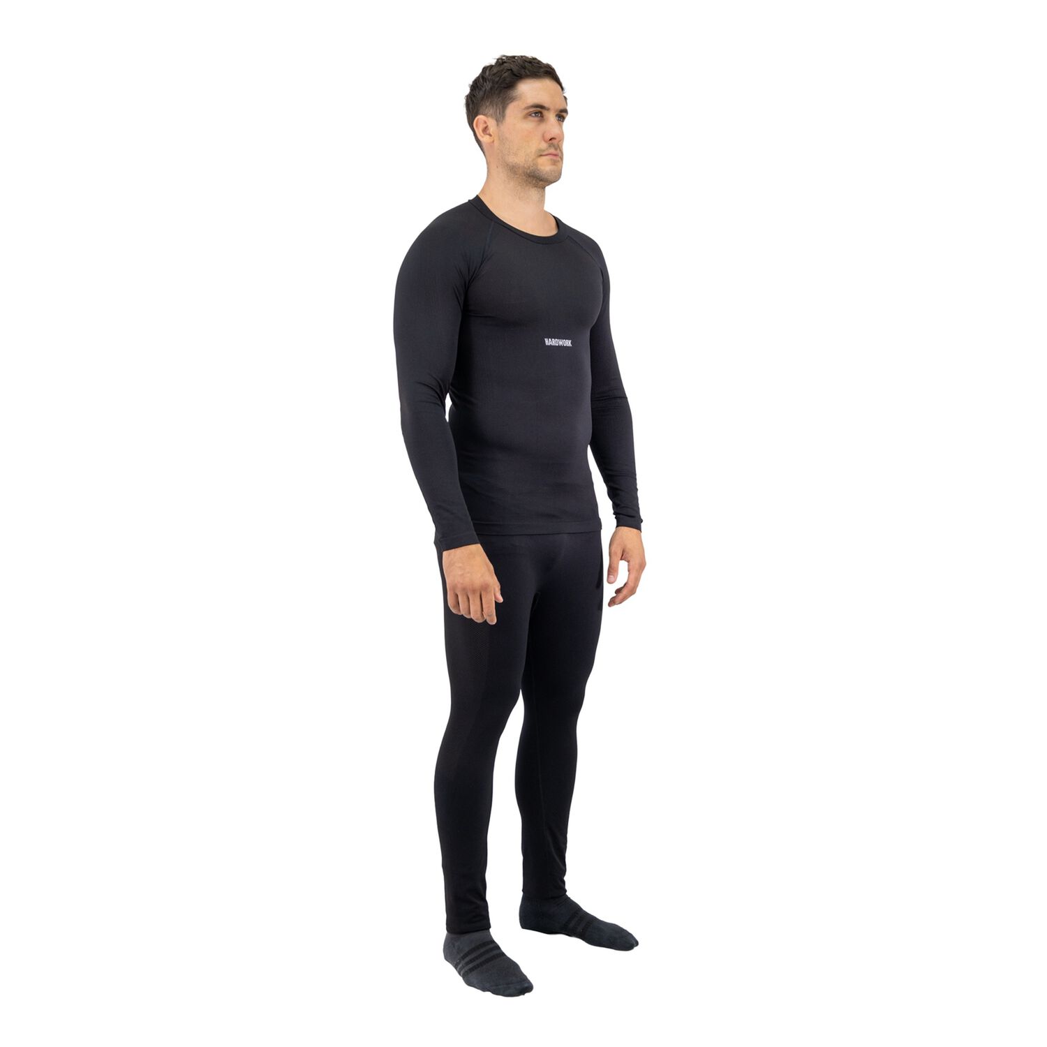Conjunto Primera Capa Hw Patagonia Spandex Negro image number 2.0