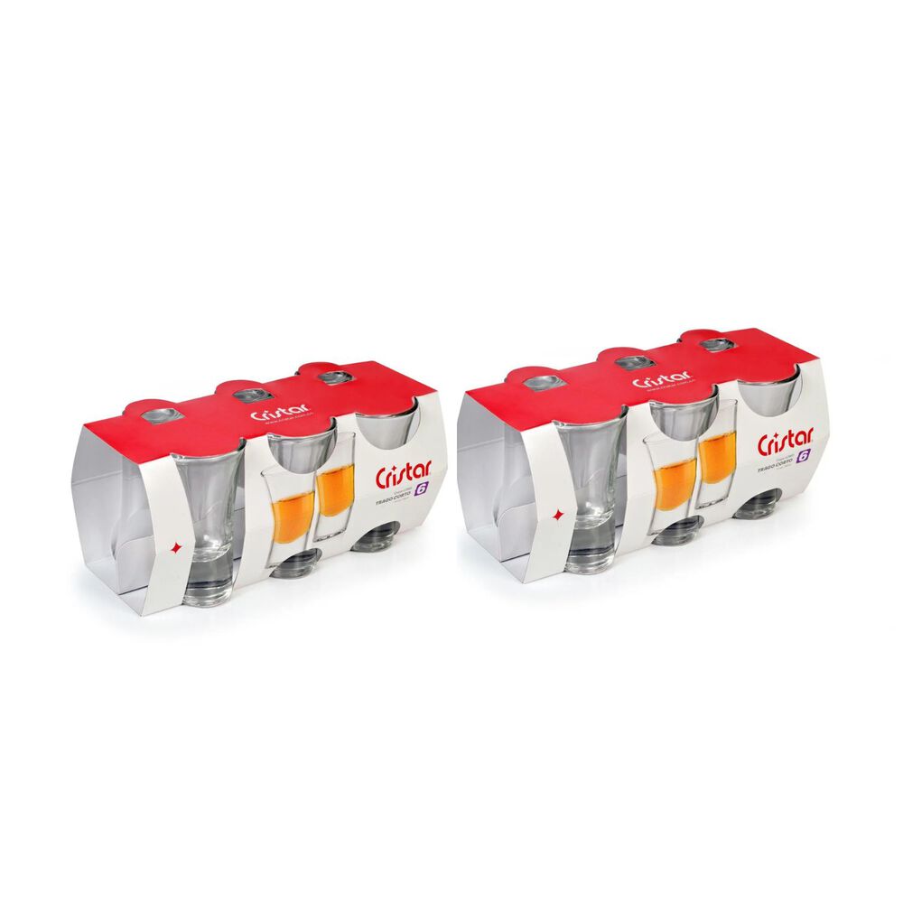 Set 12 Vasos Licor Lord 54ml De Vidrio Cristar Elegante image number 3.0