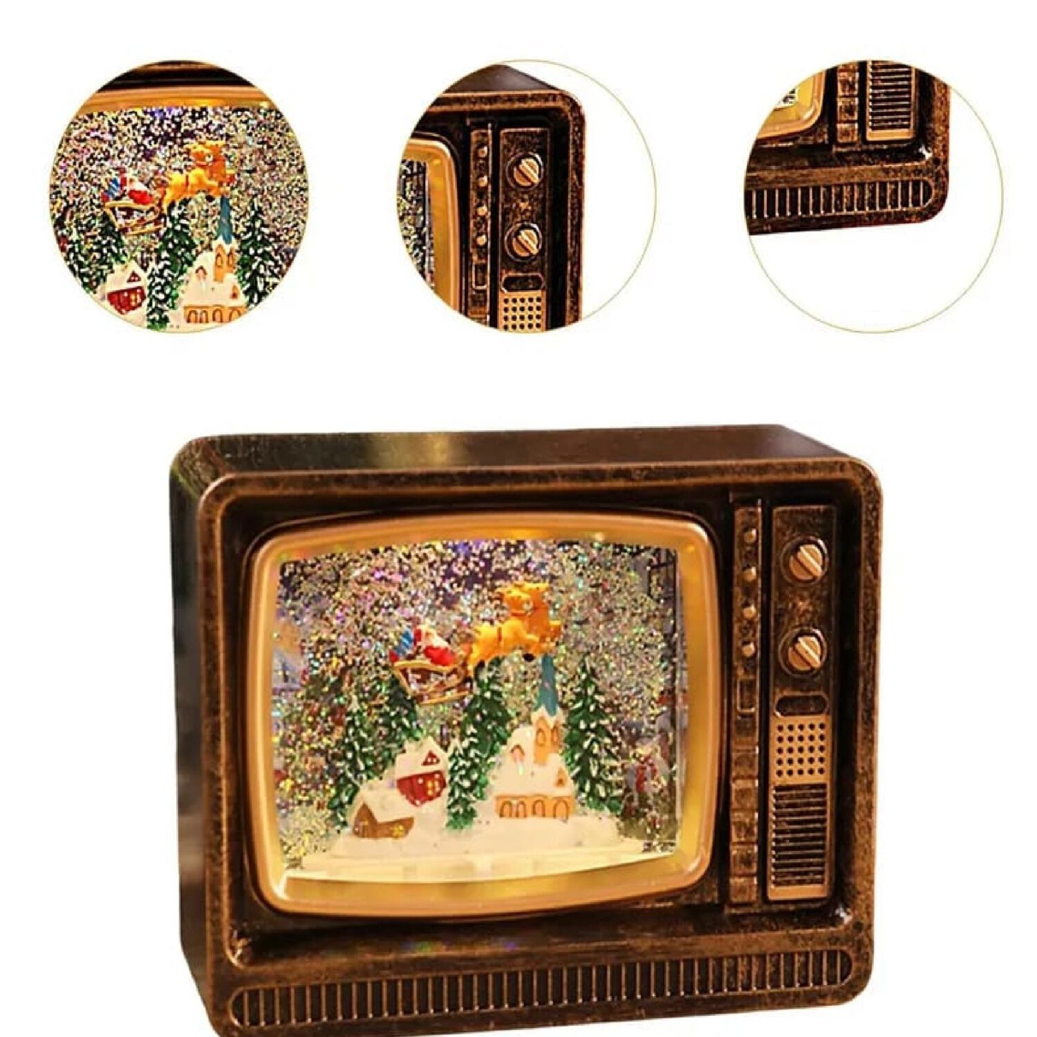 Televisor Led Navide&ntilde;o Decorativo. image number 1.0