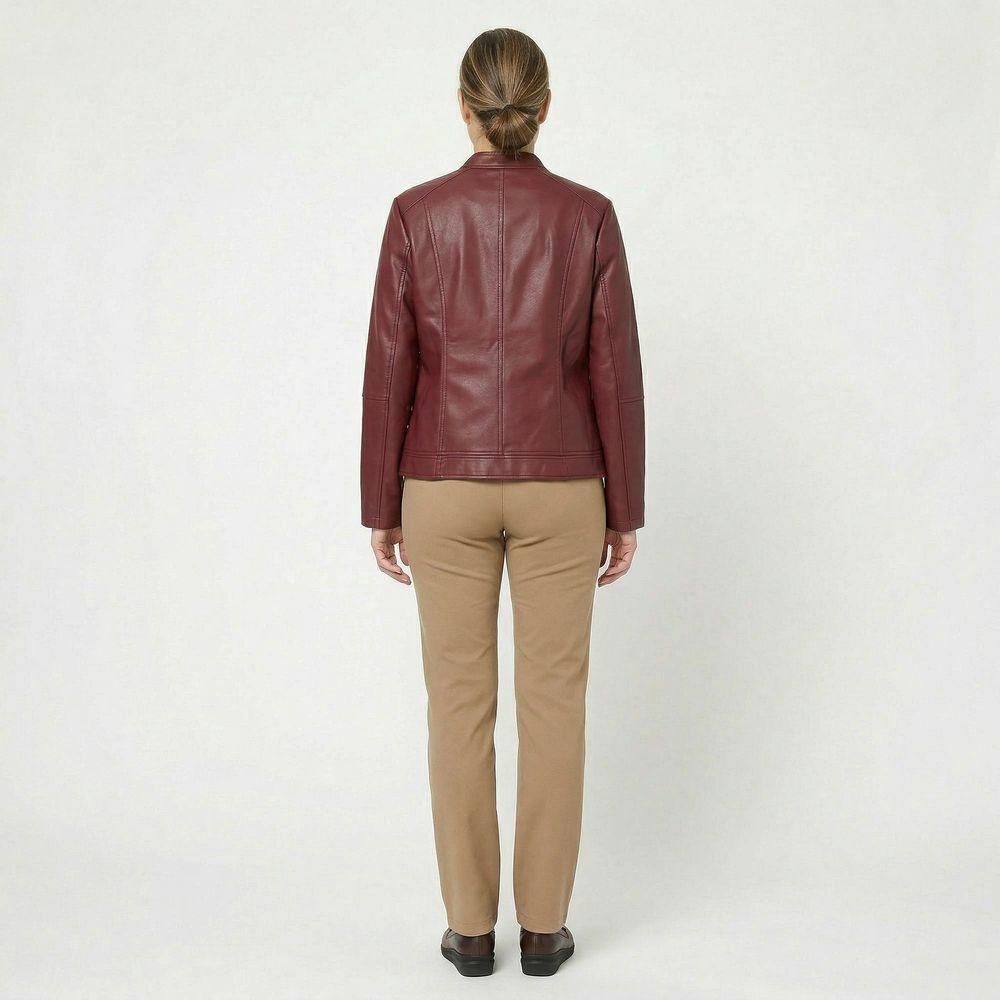 Chaqueta De Cuero Mujer Lesage image number 1.0