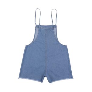 Enterito Corto Denim Tiro Medio Relax Mujer Freedom