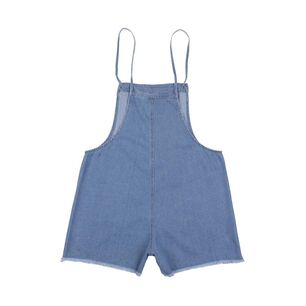 Enterito Corto Denim Tiro Medio Relax Mujer Freedom