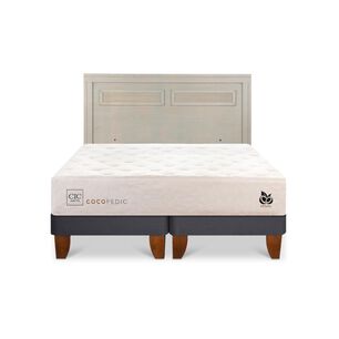 Cama Europea Cic Cocopedic / 2 Plazas / Base Dividida + Respaldo
