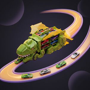 Juguete Dinosaurio Lanzador Autos 12 Para Ni&ntilde;os