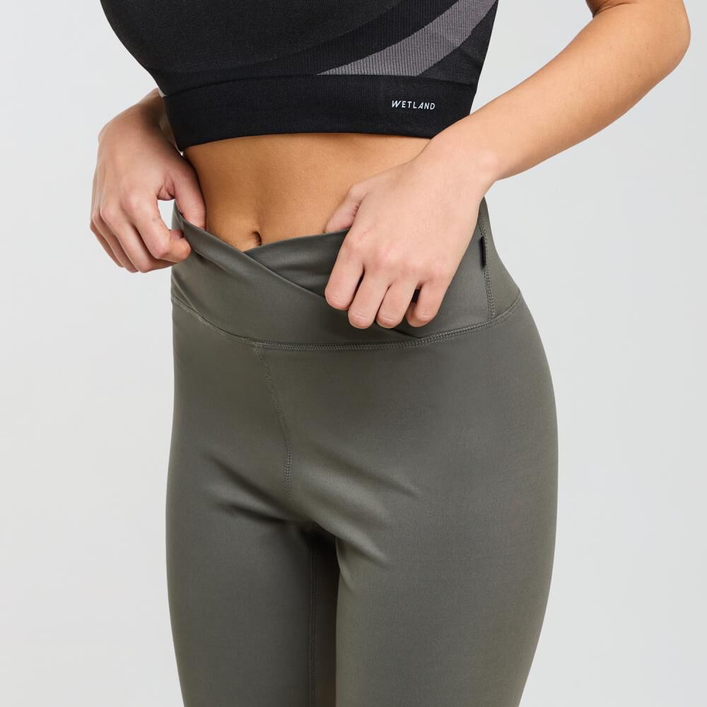 Calza Deportiva Tiro Alto Slim Mujer Wetland image number 4.0