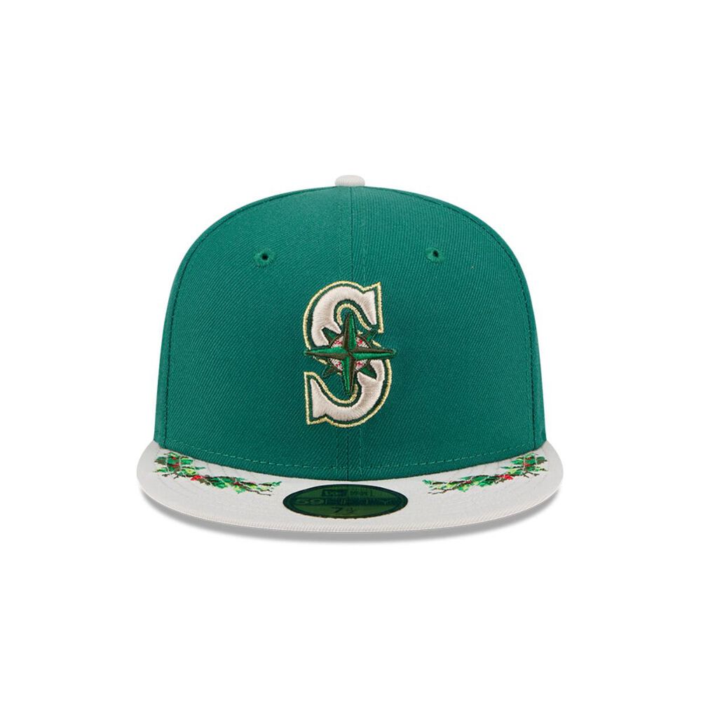 Gorra 59fifty Mlb Seattle Mariners Novelty Holly Green Med image number 2.0