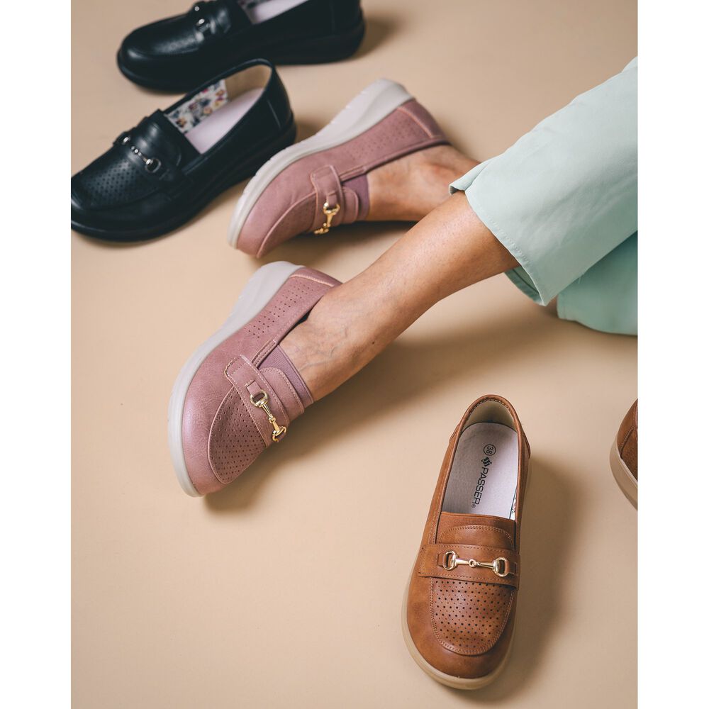 Mocasin Sisa Caramelo Passer image number 4.0