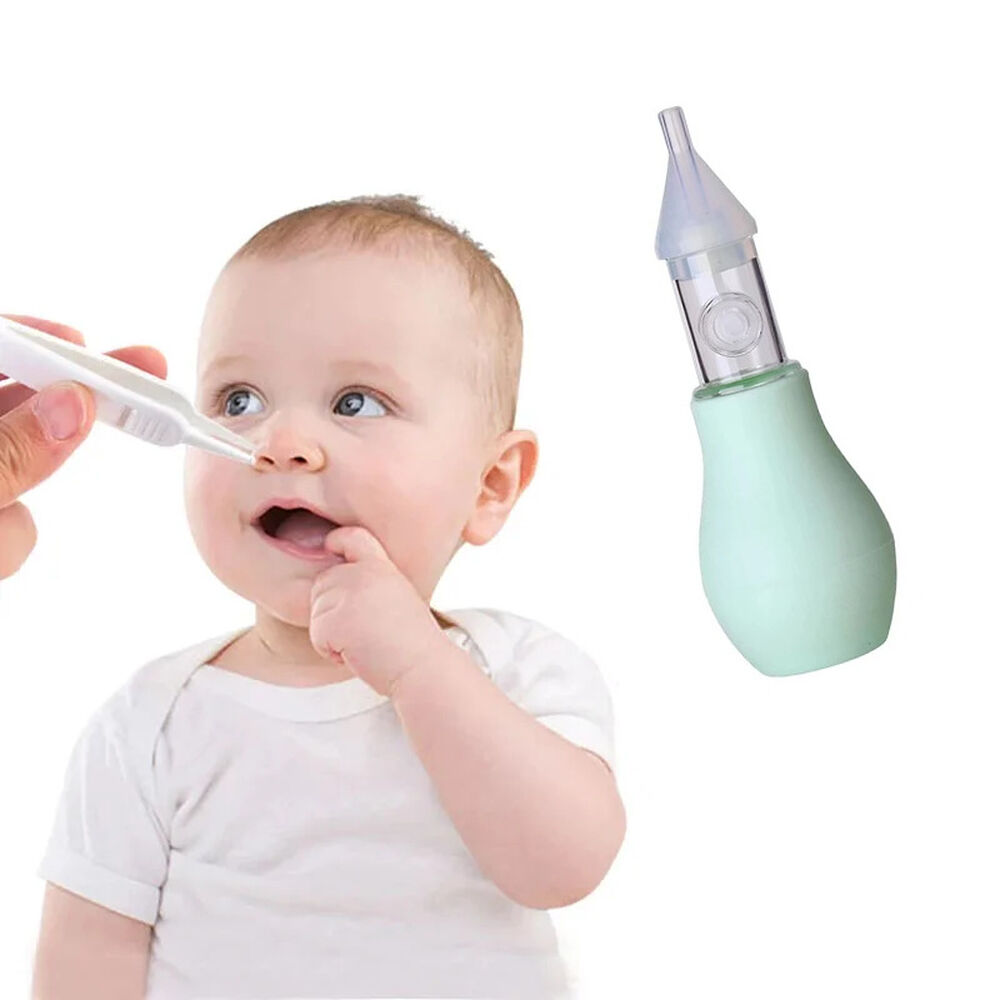 Aspirador Nasal Silicona Para Bebe Limpiador Succion + Pinza image number 3.0
