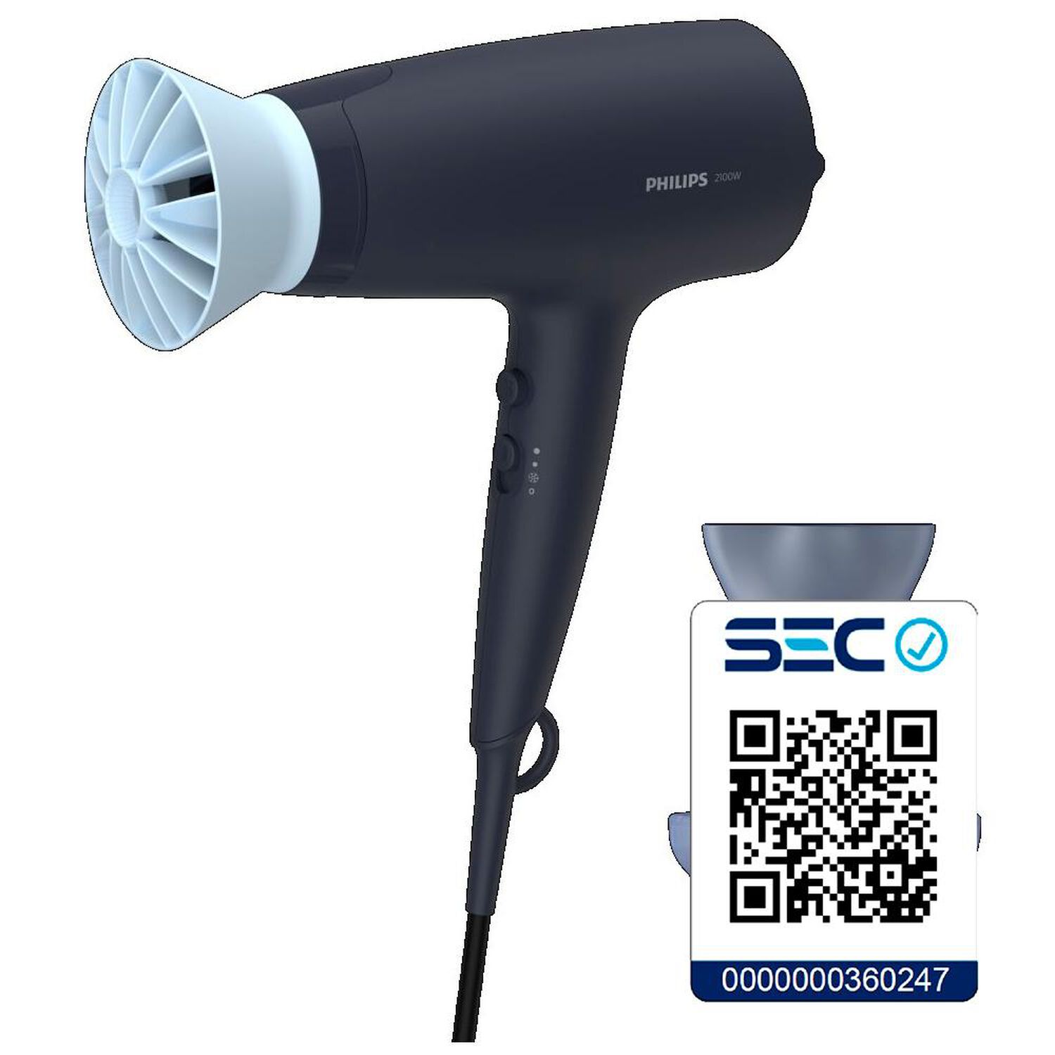 Secador De Pelo Philips BHD-360/20 image number 3.0