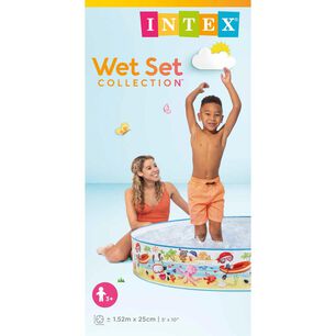 Piscina Redonda Rigida Beach Intex / 152x25cm / 443 Lts