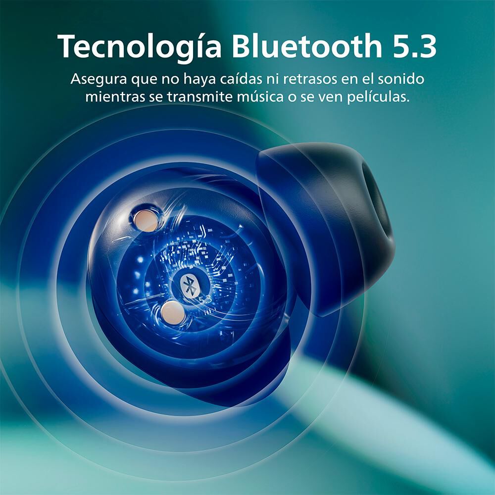Audífonos Bluetooth Philips Tat1209wt image number 6.0