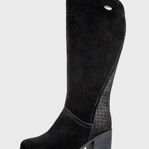 Bota Cuero Antiopa Negro