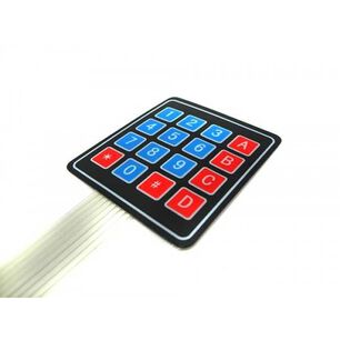 Teclado De Membrana 4 4 Teclas Con Adhesivo