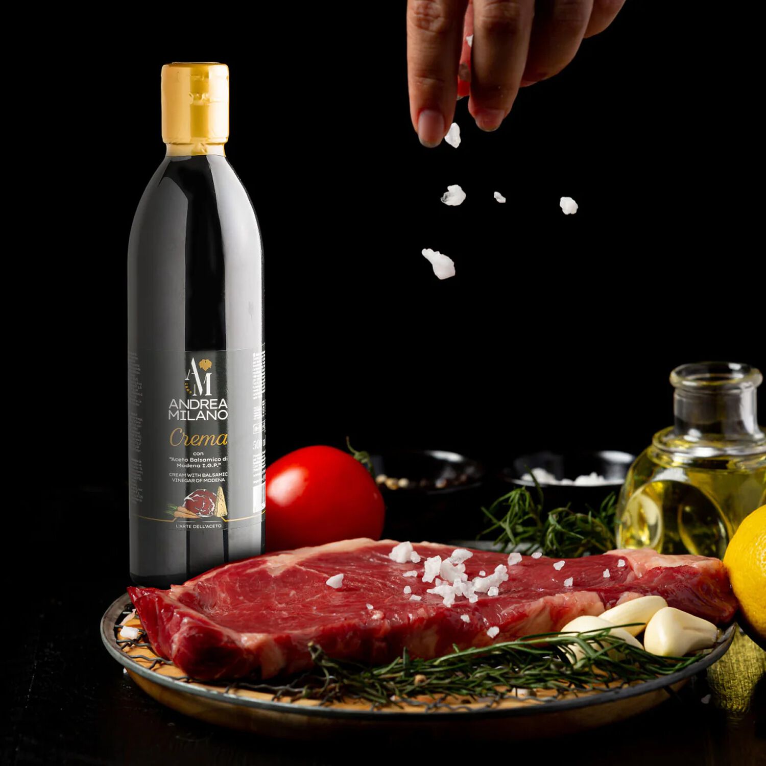 Vinagre Bals&aacute;mico Glaze Andrea Milano 1 X 500 Ml image number 1.0
