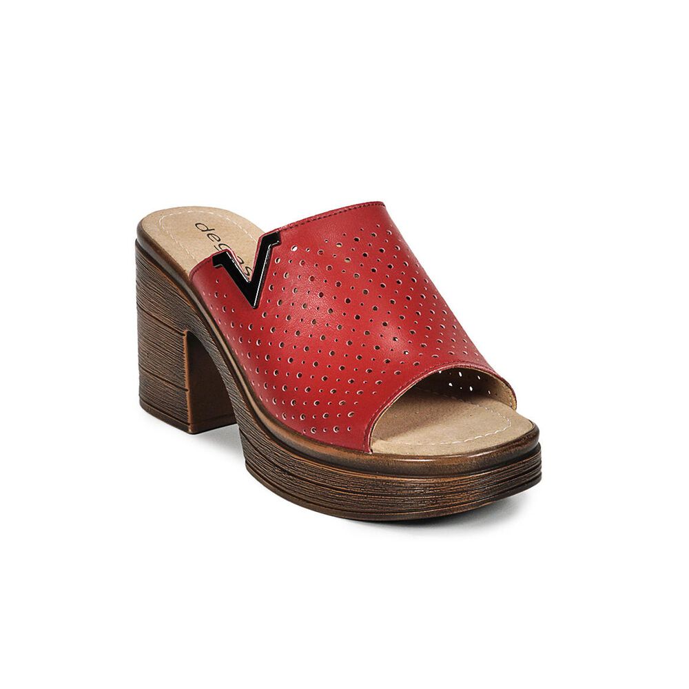 Sandalia Cuero Artis Rojo image number 3.0