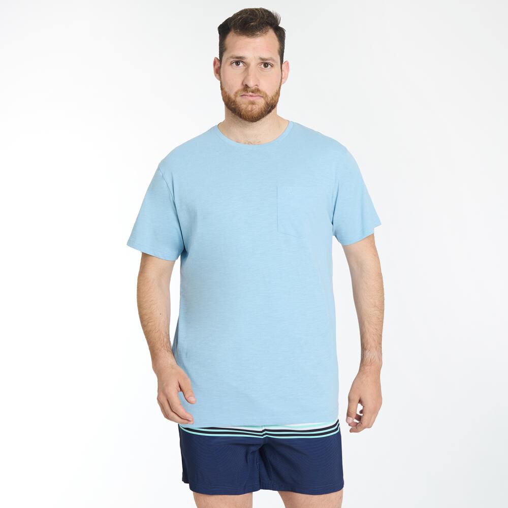 Polera Regular Manga Corta Cuello Redondo Hombre Peroe image number 0.0