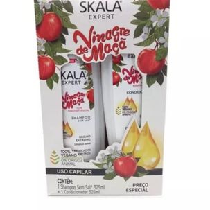 Kit Skala Shampoo Y Acondicionador Vinagre De Manzana 325 Ml