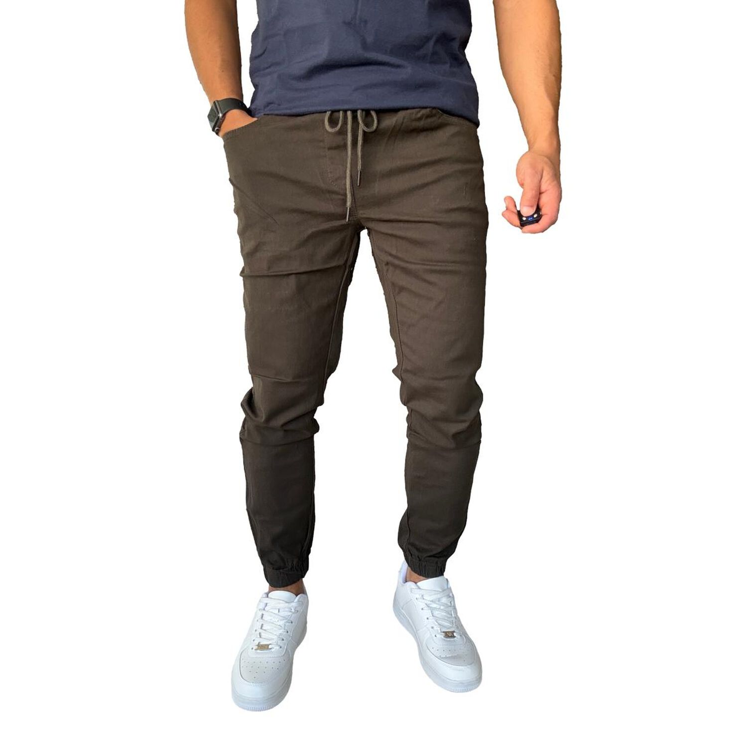 Jogger Mosaico Pantal&oacute;n Slim Fit Elasticado Colores image number 25.0