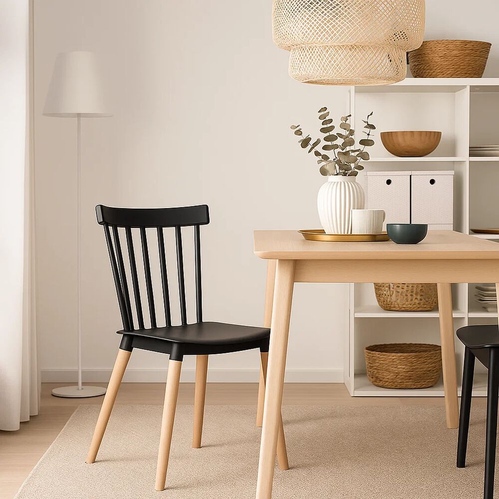 Silla Windsor - Negra image number 2.0