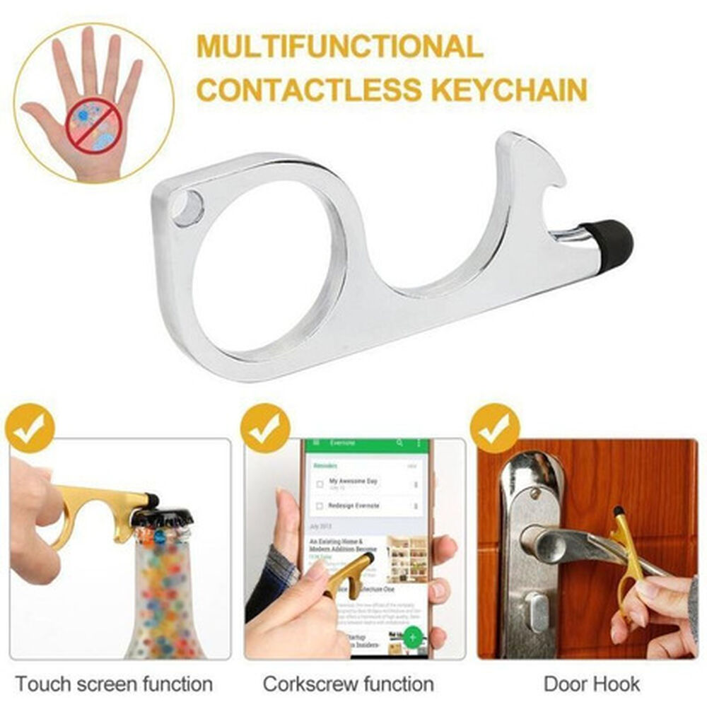 Set 4 Llaveros Multiuso Negros image number 5.0