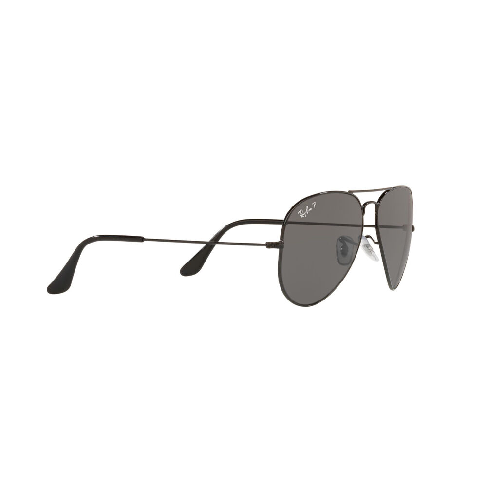 Lentes De Sol Aviator Large Metal Black Polarizados Ray-ban image number 10.0