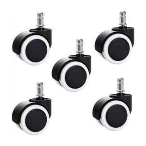 Pack 5 Ruedas Universal Silla Escritorio Oficina Repuesto
