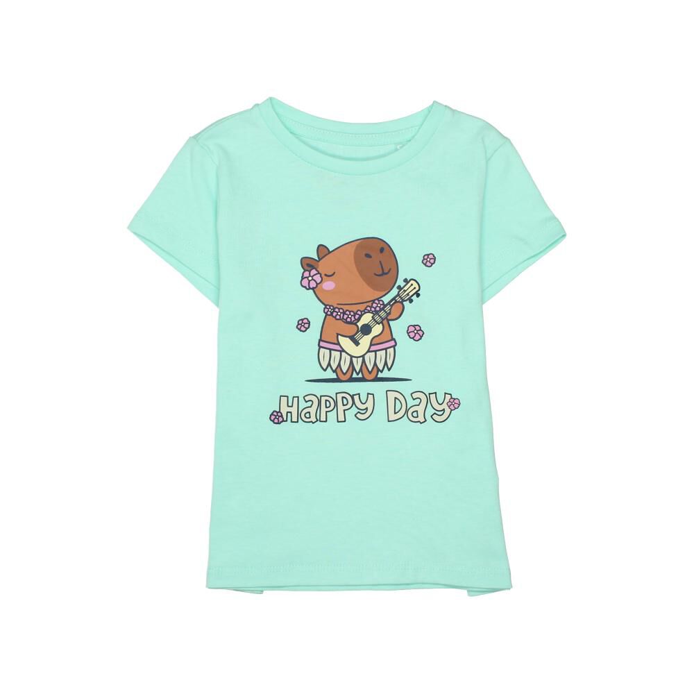 Polera Manga Corta Cuello Redondo Ni&ntilde;a Topsis image number 0.0