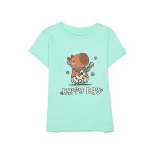 Polera Manga Corta Cuello Redondo Niña Topsis